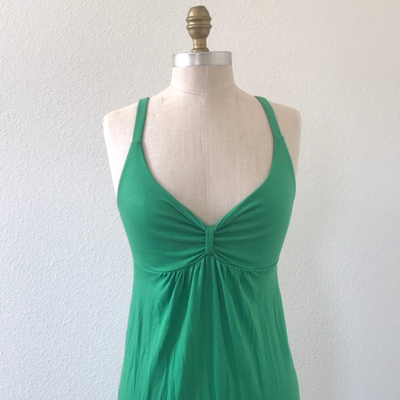 GREEN MAXI DRESS - Picture 3 of 3